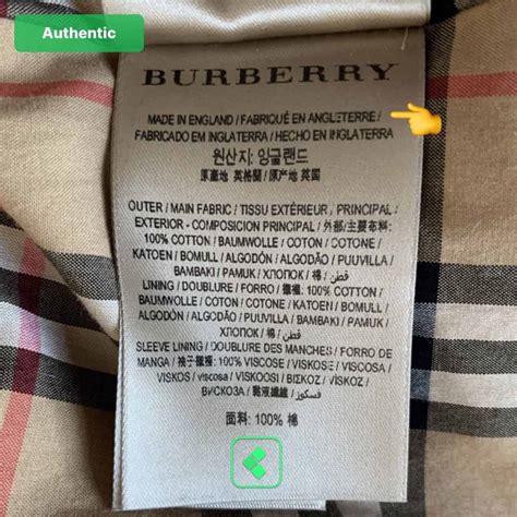 how to tell if burberry clothing is real|check burberry serial number.